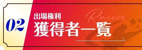 出場権利獲得者一覧